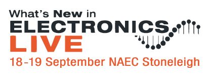The WNIE what's new in electronics logo